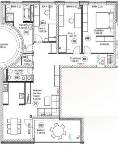 4-Raum-Wohnung (ca. 118 m²)